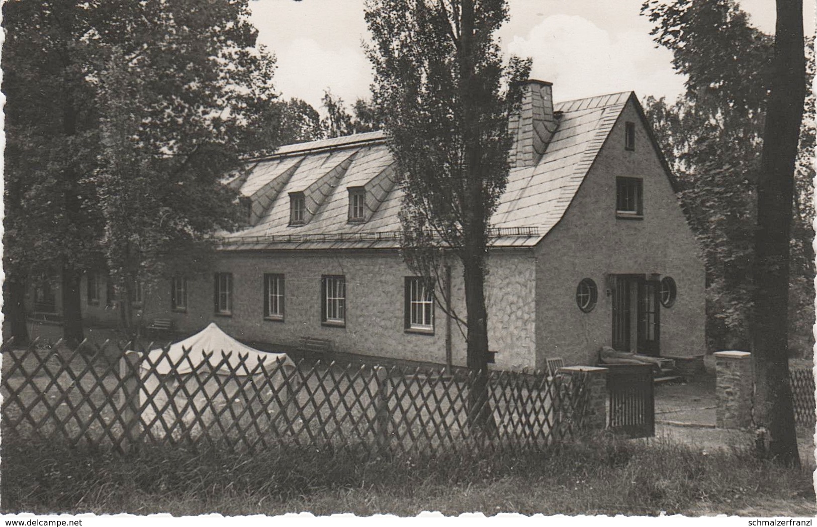 AK Schlettau FDGB Ferienheim Erholungsheim Deutsche Reichsbahn A