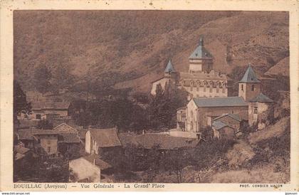 AVEYRON  12  BOUILLAC  VUE GENERALE - LA GRAND'PLACE