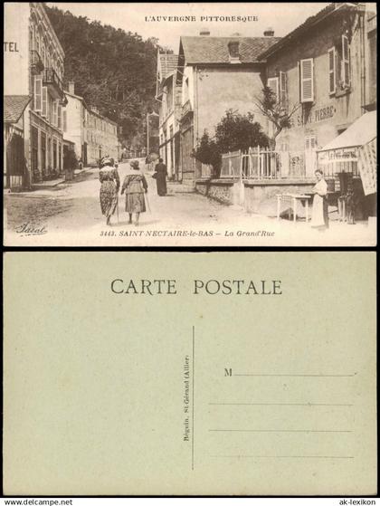 CPA Saint-Nectaire La Grand Rue SAINT NECTAIRE-le-BAS 1910