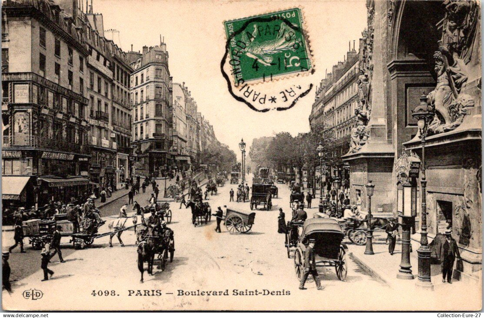 (02/08/24) 75-CPA PARIS - 10ème ARRONDISSEMENT - BOULEVARD SAINT DENIS