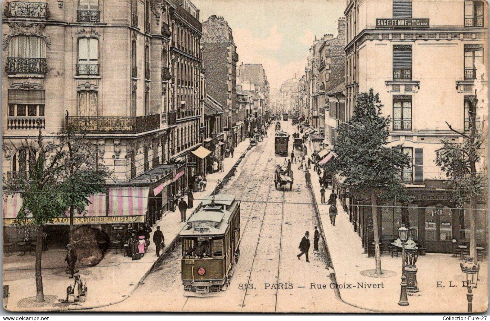 (02/10/24) 75-CPA PARIS - 15ème ARRONDISSEMENT - RUE CROIX NIVERT