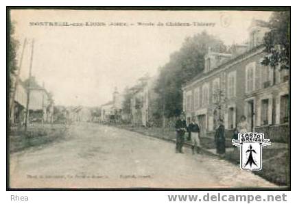 02 Montreuil-aux-Lions - MONTREUIL-aux-LIONS (Aisne) - Route de Château-Thierry - cpa