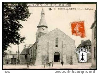 03 Néris-les-Bains - 11 - NERIS-les-BAINS (Allier) - L'Eglise - cpa