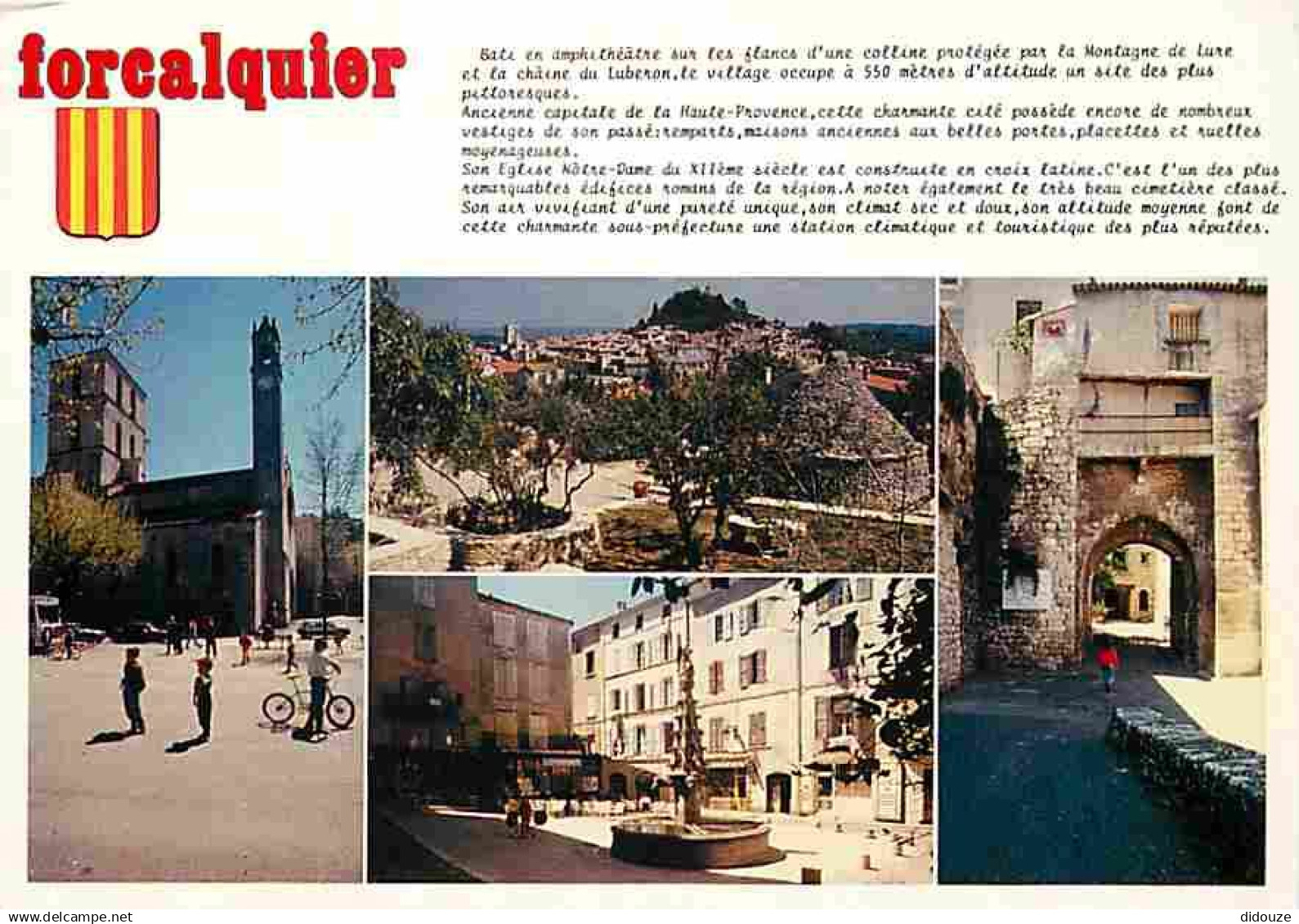 04 - Forcalquier - Multivues - CPM - Voir Scans Recto-Verso