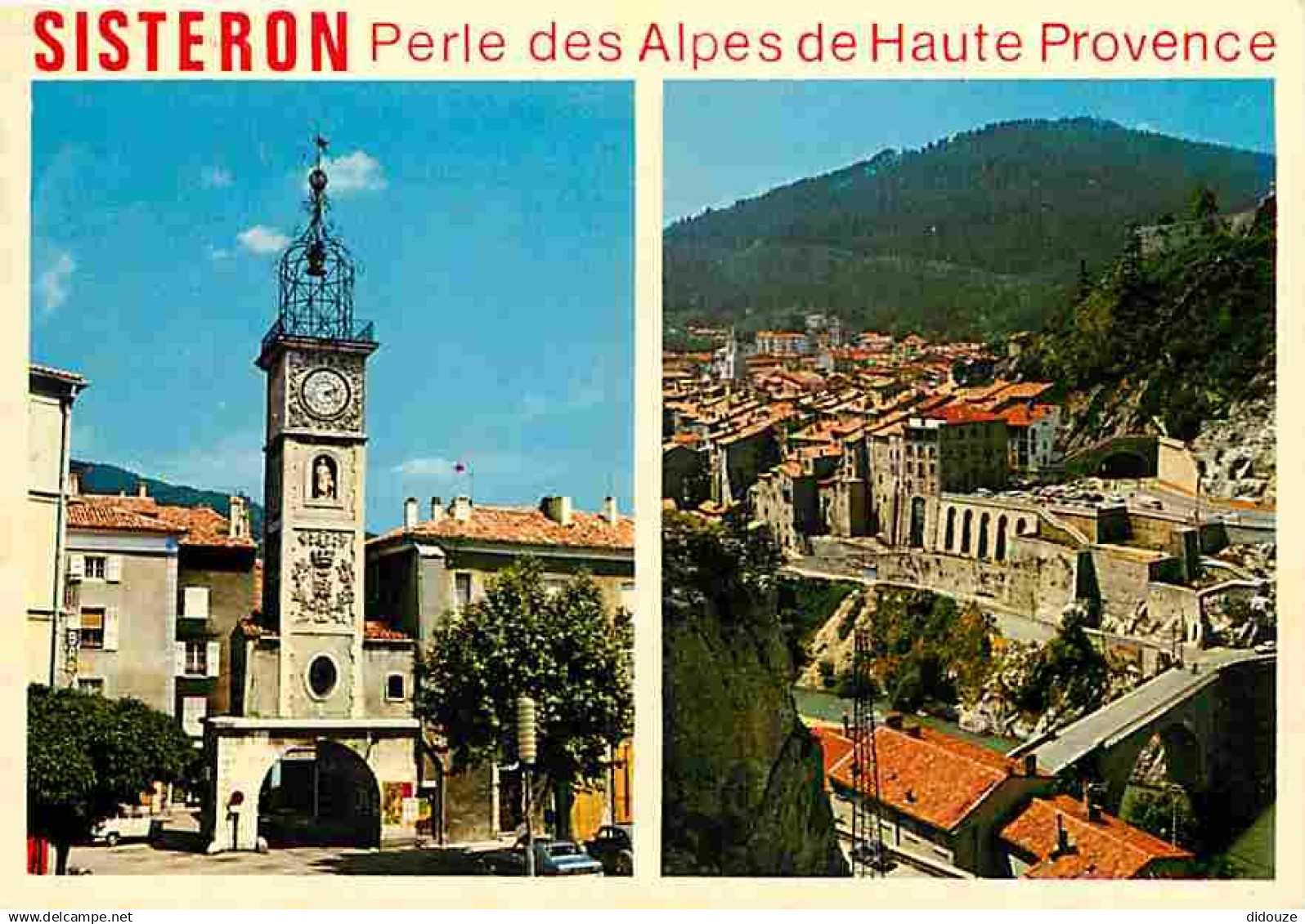 04 - Sisteron - Multivues - Flamme Postale de Sisteron - CPM - Voir Scans Recto-Verso