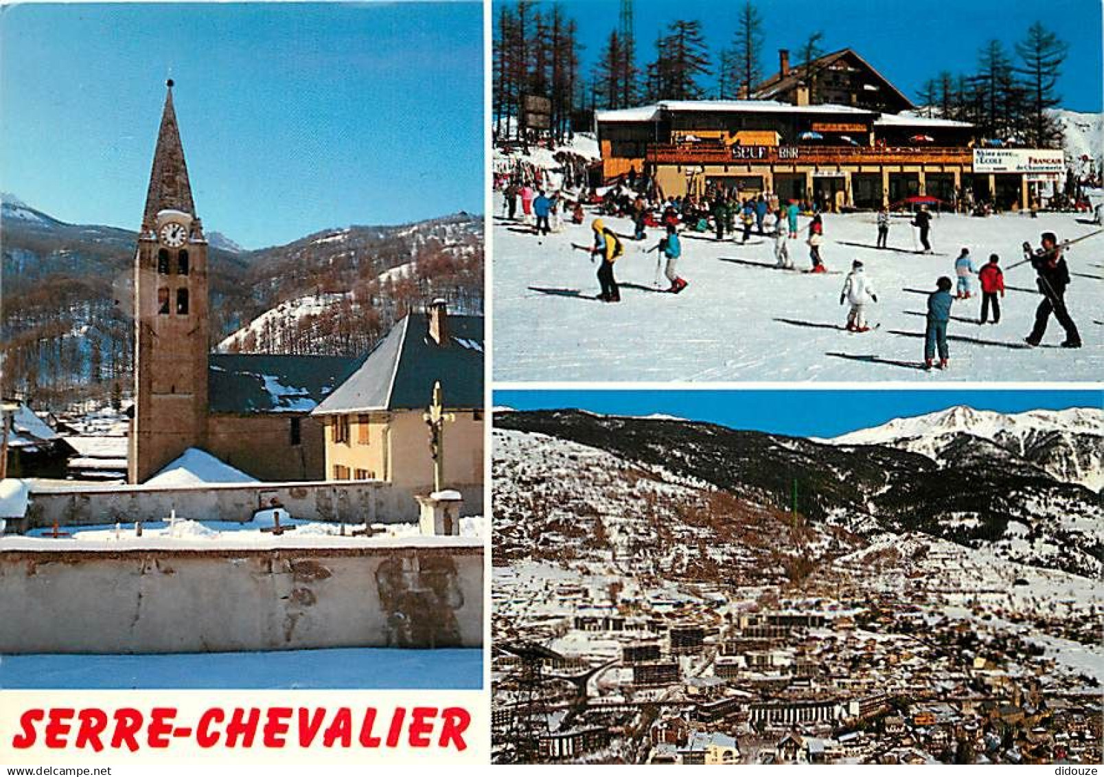 05 - Serre Chevalier - Chantemerle - Multivues - Hiver - Neige - CPM - Voir Scans Recto-Verso