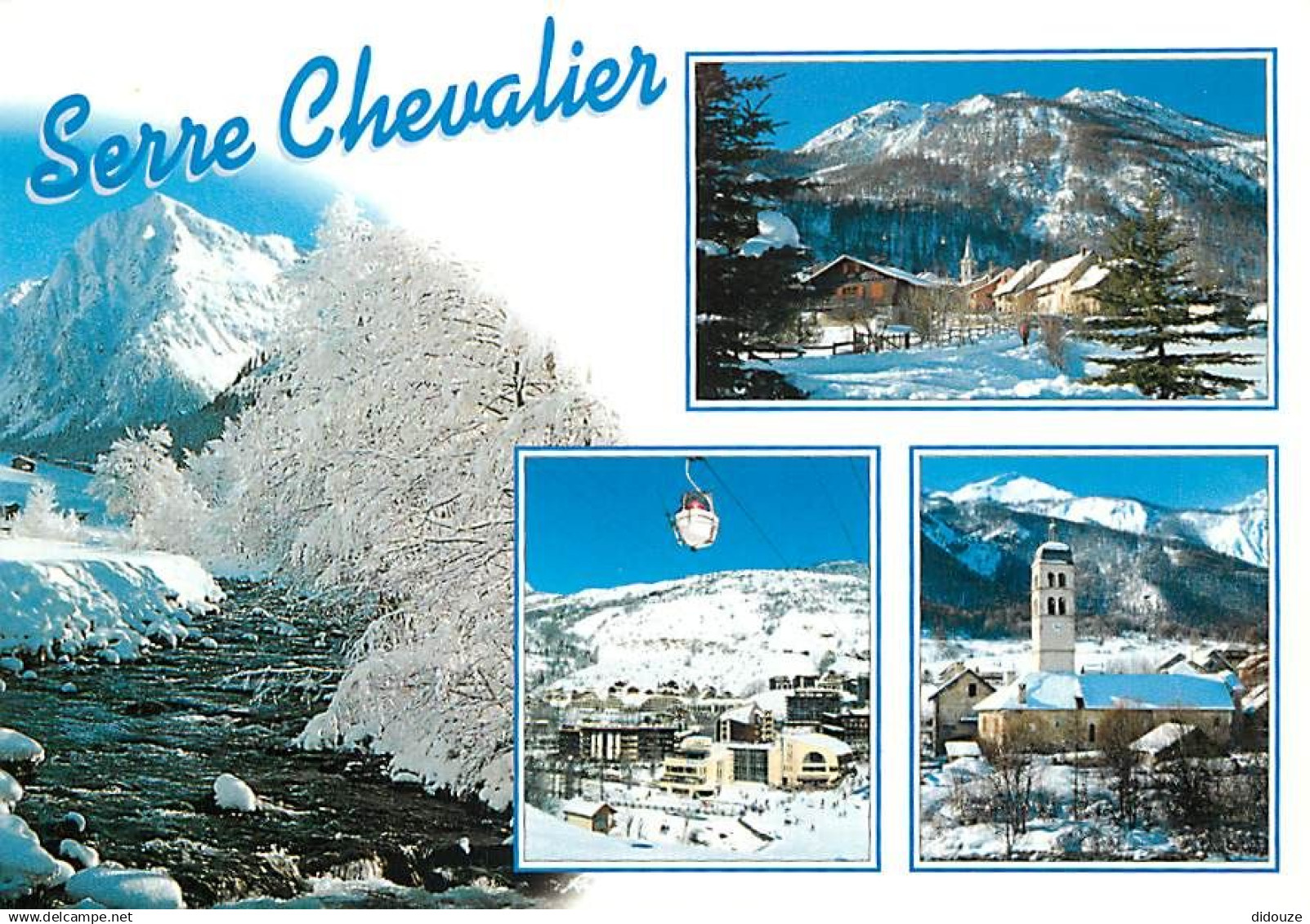 05 - Serre Chevalier - Multivues - Hiver - Neige - CPM - Voir Scans Recto-Verso