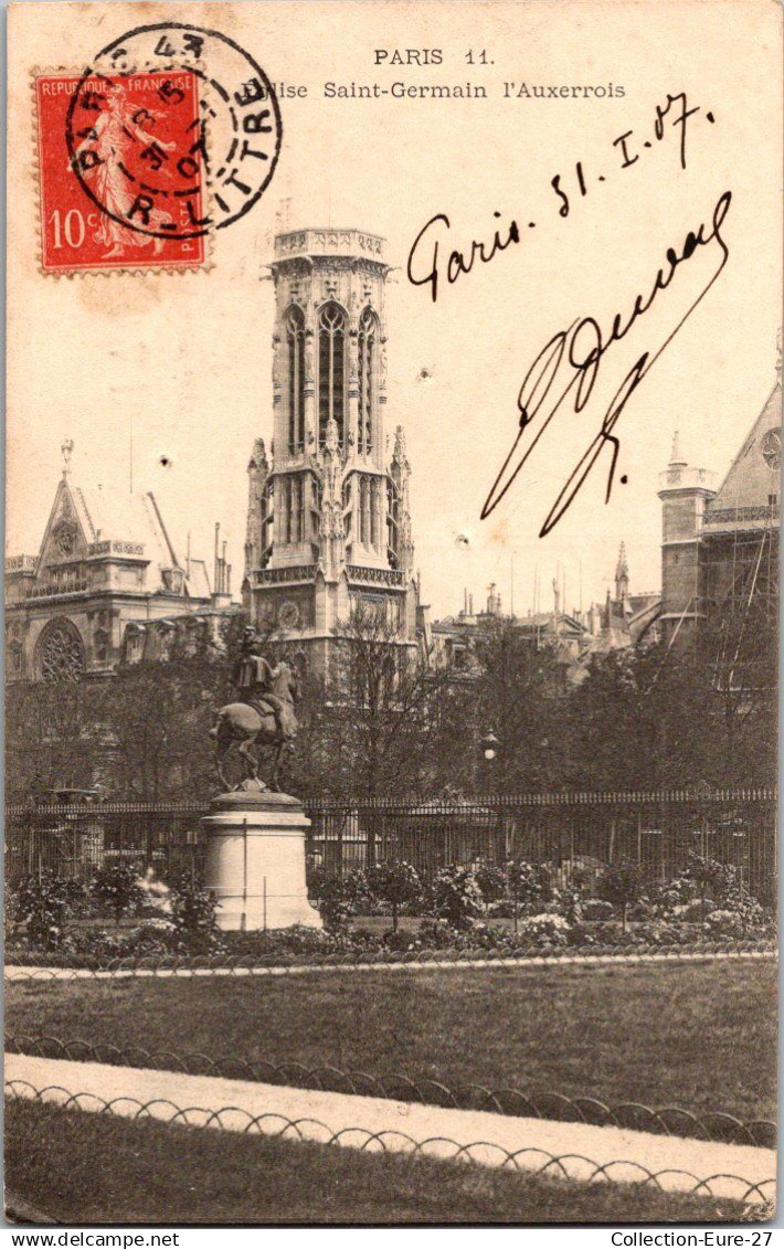 (*06/01/25) 75-CPA PARIS - 1er ARRONDISSEMENT - SAINT GERMAIN L'AUXERROIS