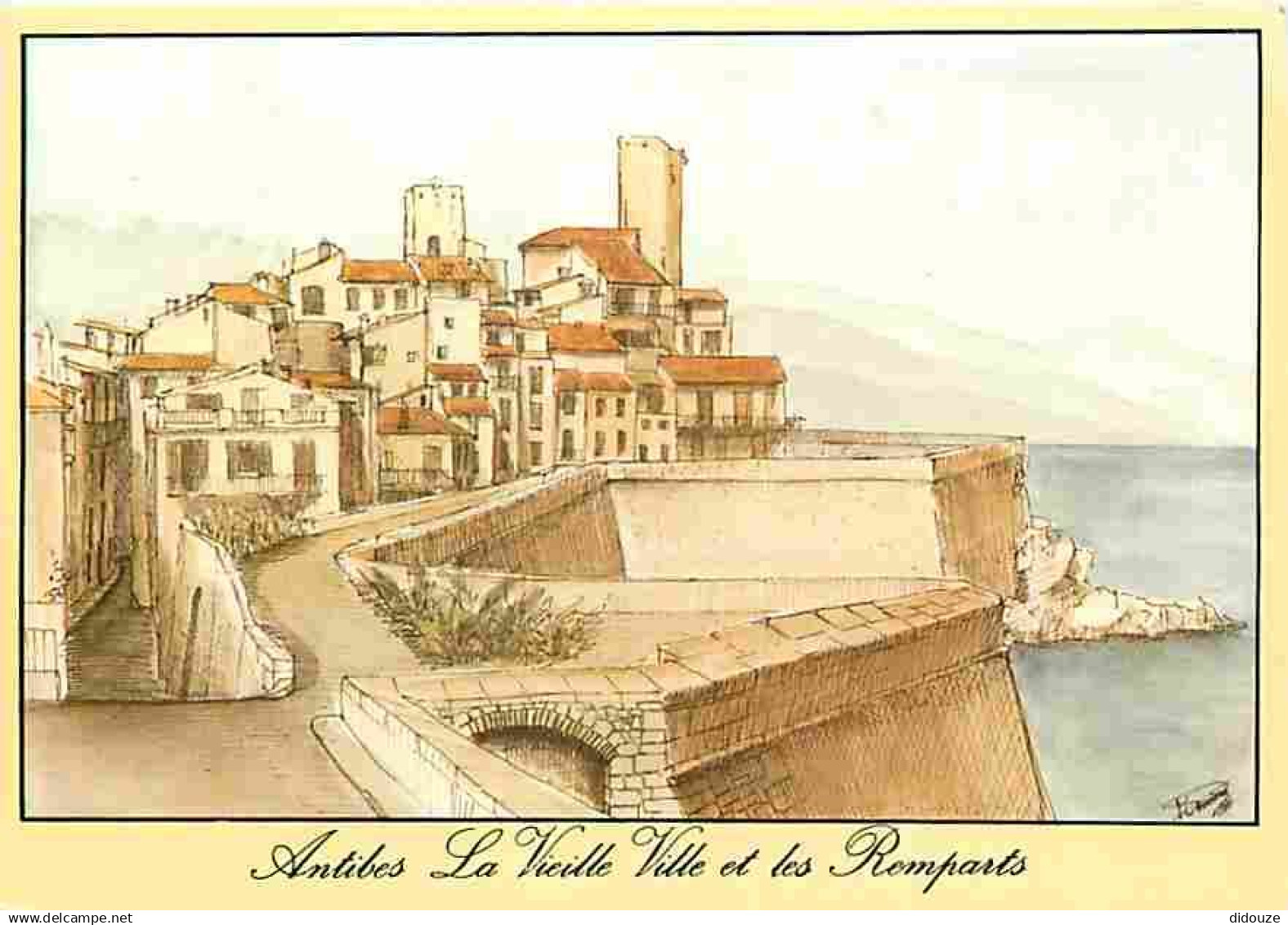 06 - Antibes - La Vieille Ville et les Remparts - CPM - Voir Scans Recto-Verso