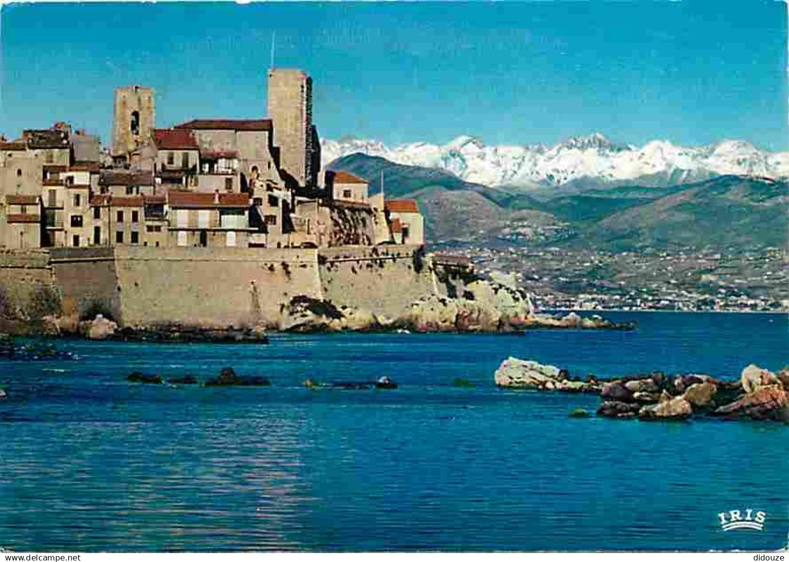 06 - Antibes - Les Remparts - Et les Alpes - CPM - Voir Scans Recto-Verso