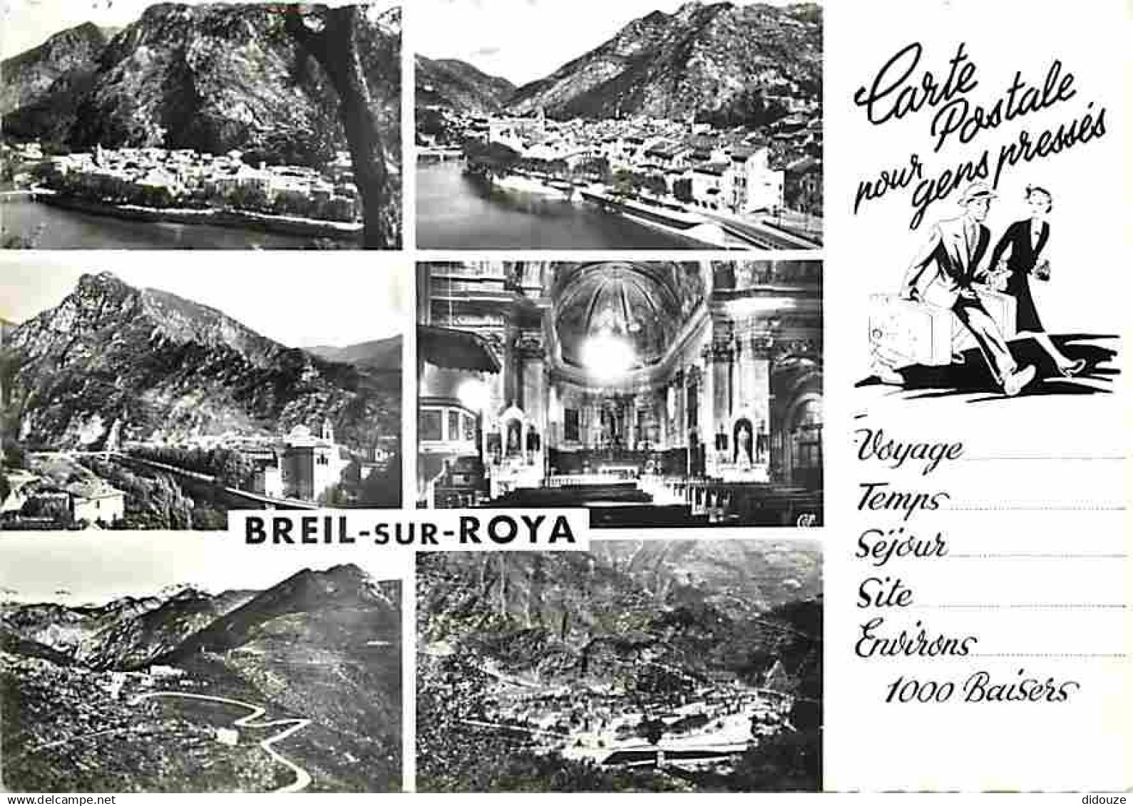 06 - Breil sur Roya - Multivues - CPM - Voir Scans Recto-Verso