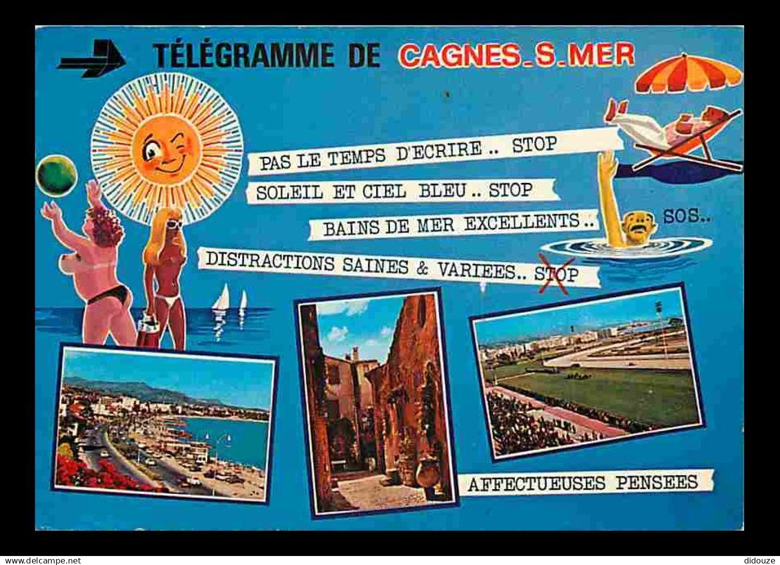 06 - Cagnes sur Mer - Multivues - CPM - Voir Scans Recto-Verso