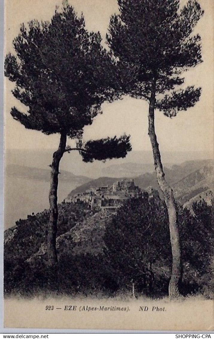 06 - Eze - Vue générale - Non voyagé - Dos divisé...