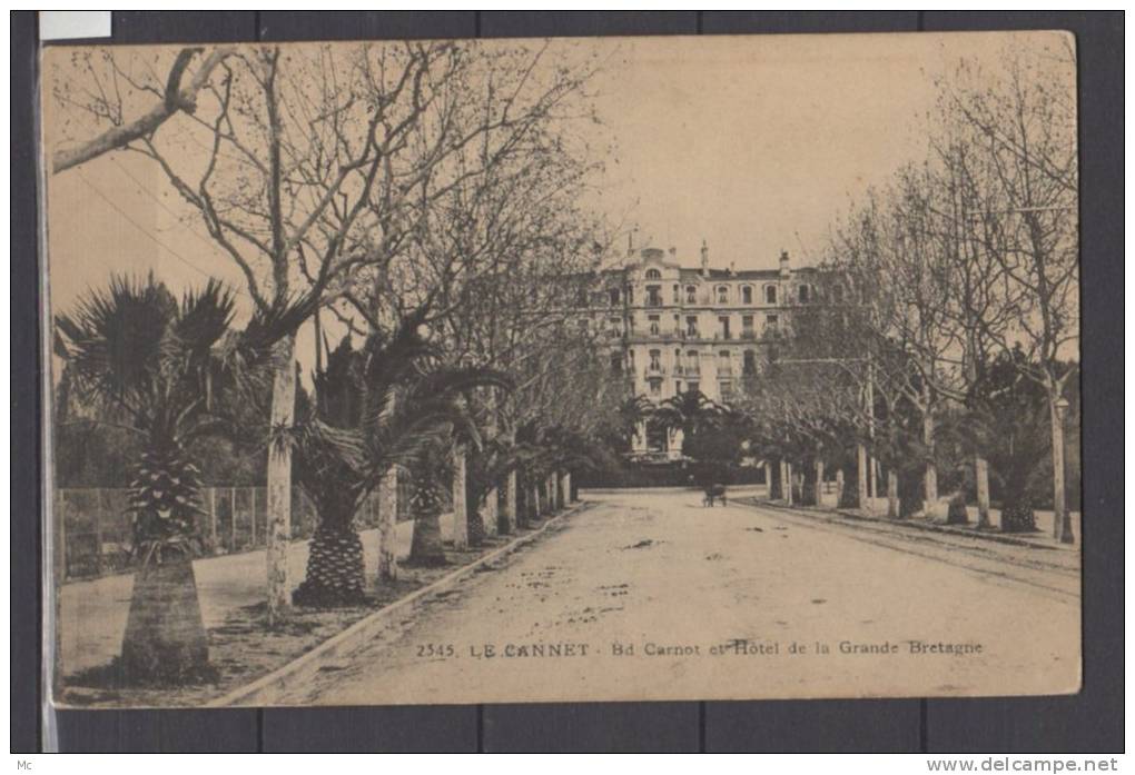 06 -  Le Cannet -  Boulevard Carnot et Hotel de la grande-Bretagne