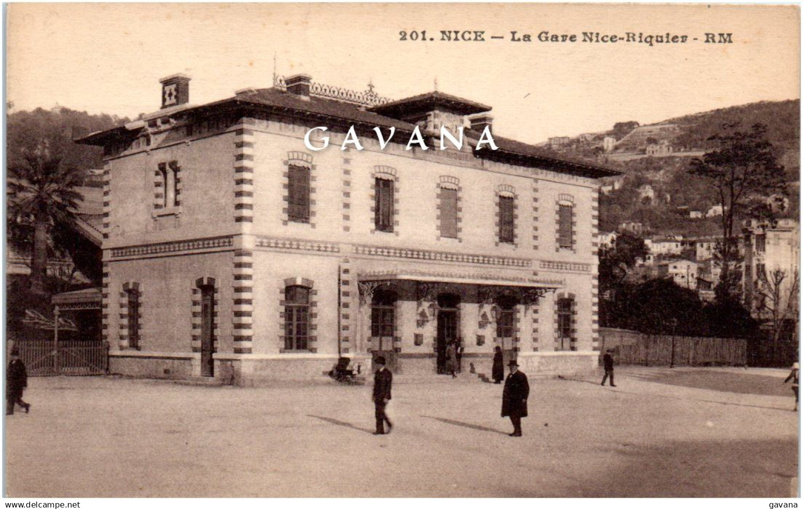 06 NICE - La gare Nice-Riquier