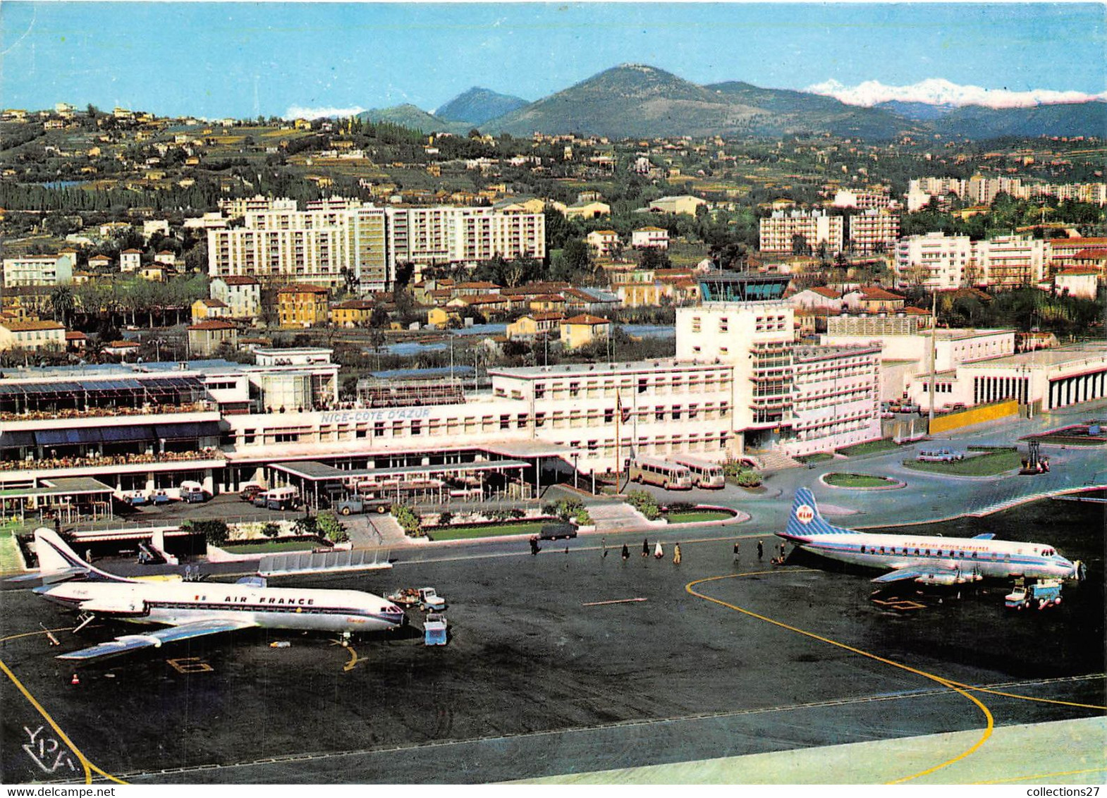 06-NICE- VUE AERIENNE DE L'AEROPORT NICE