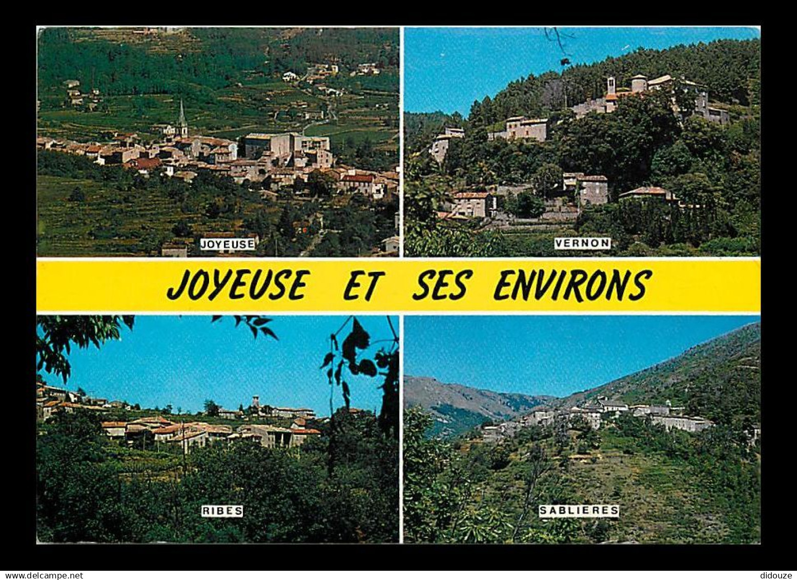 07 - Joyeuse - et ses environs - Multivues - CPM - Voir Scans Recto-Verso