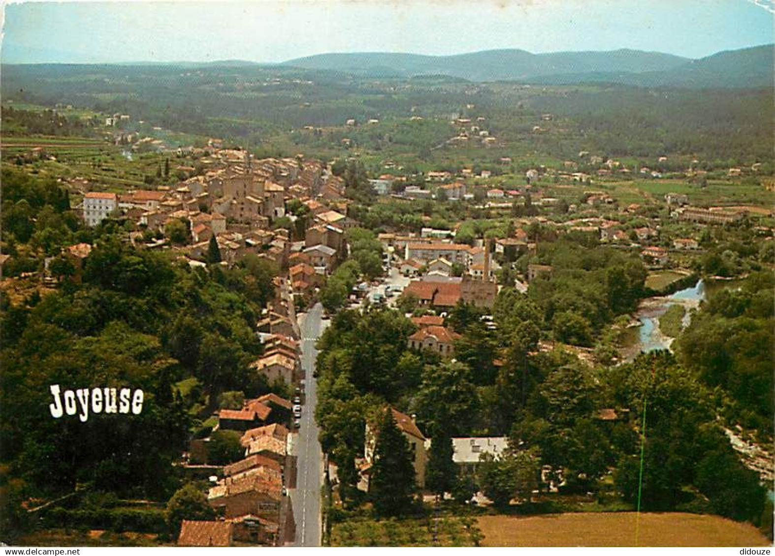 07 - Joyeuse - Vue Générale aérienne - CPM - Voir Scans Recto-Verso