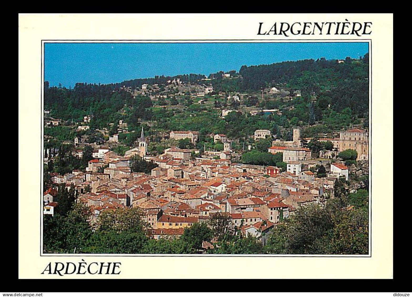 07 - Largentière - Vue Générale aérienne - CPM - Voir Scans Recto-Verso