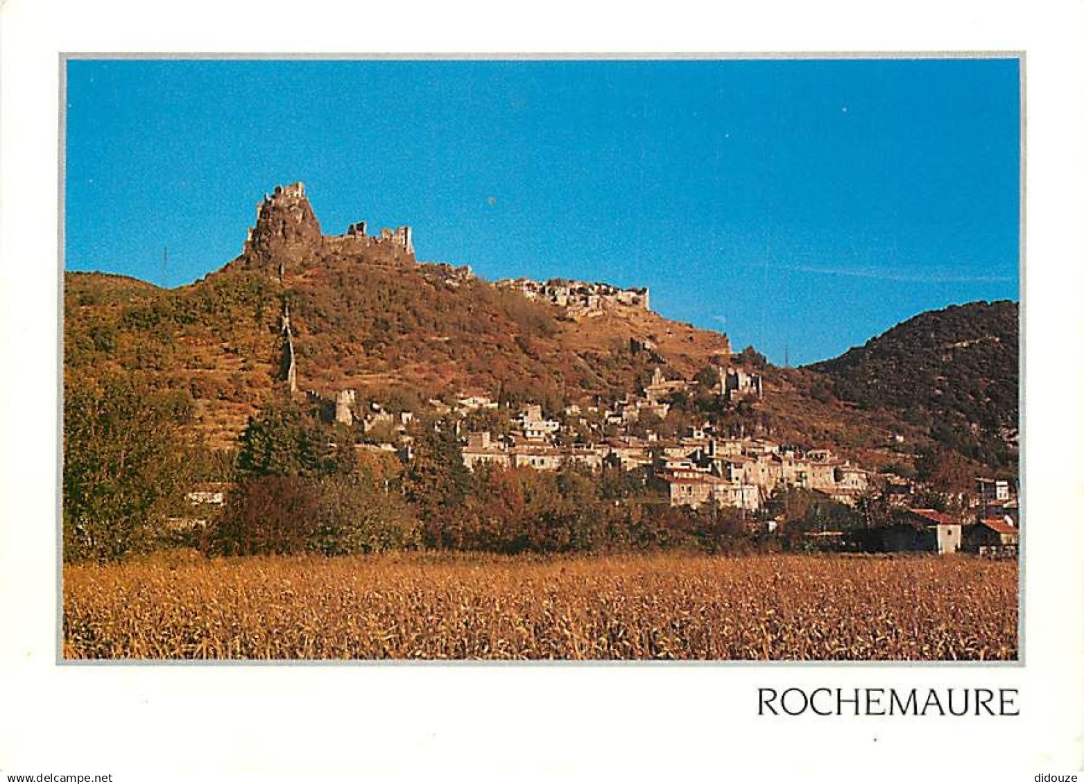 07 - Rochemaure - Le village - Vue Générale - CPM - Voir Scans Recto-Verso