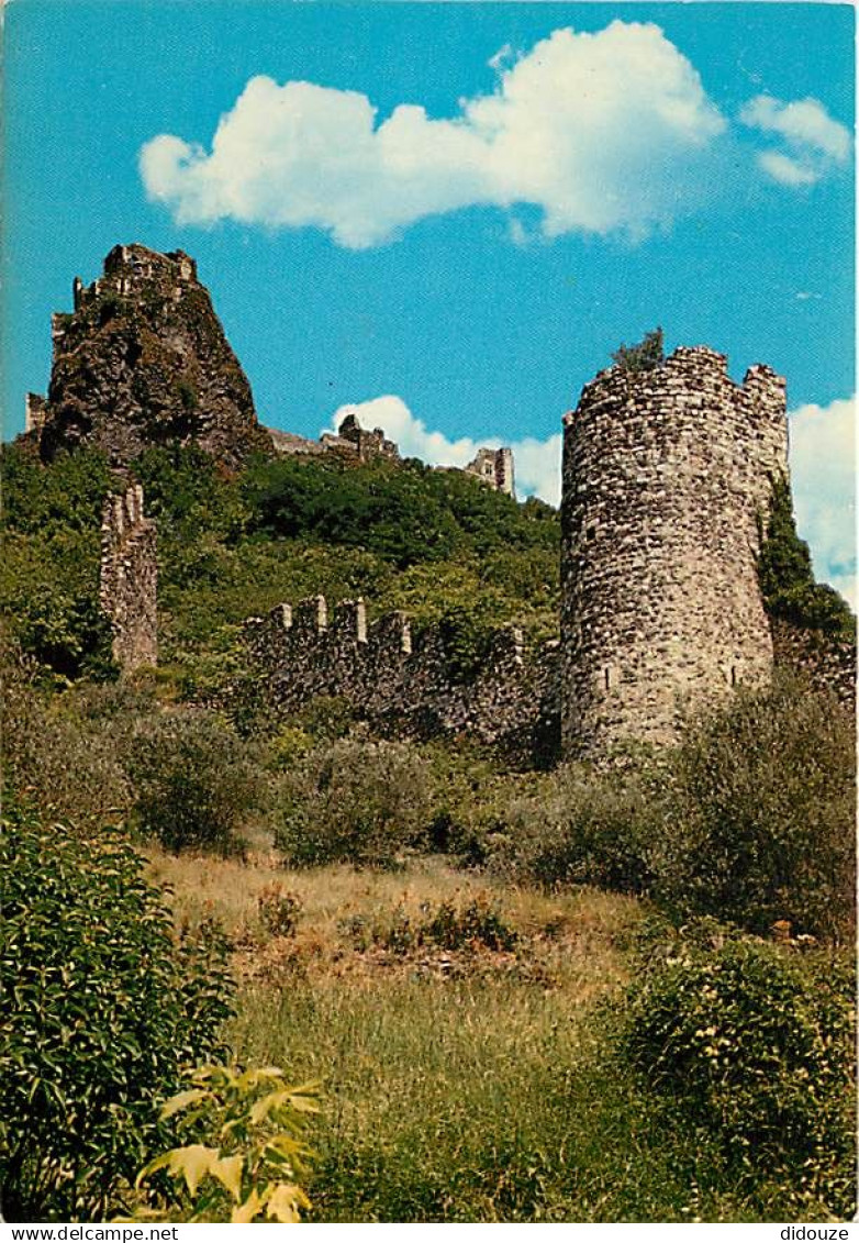 07 - Rochemaure - Ruines de l'ancien Château Féodal dominant la Vallée du Rhône - Vieilles pierres - CPM - Voir Scans Re