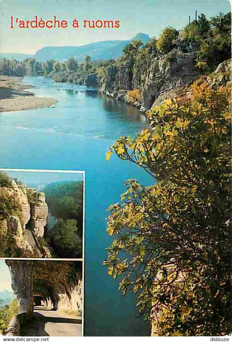 07 - Ruoms - Les Gorges de l'Ardèche - Le Défilé de Ruoms - Multivues - CPM - Voir Scans Recto-Verso