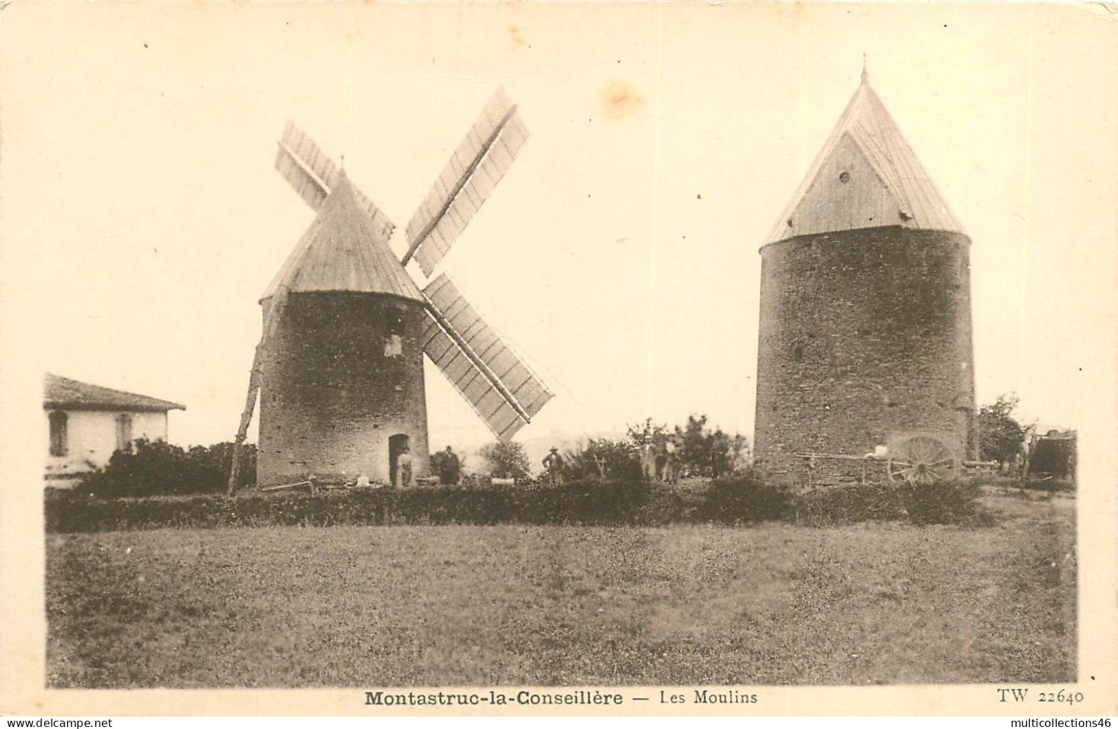 070823 - 31 MONTASTRUC LA CONSEILLERE les moulins - moulin à vent TW22640