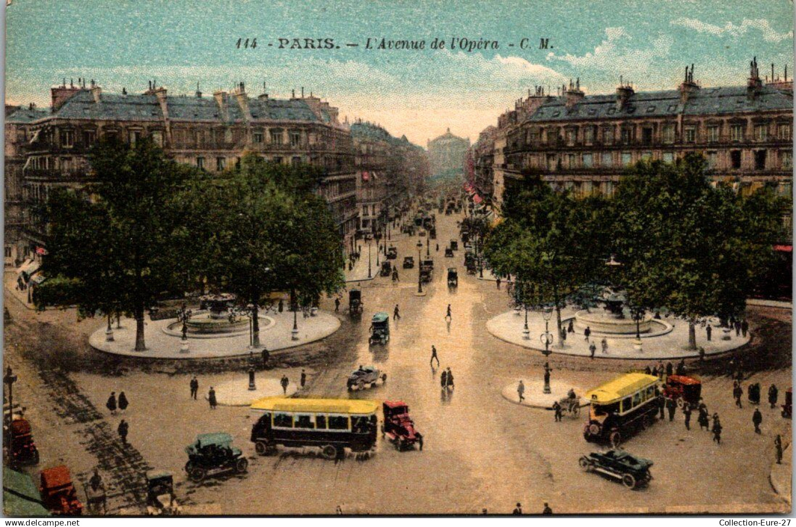 (08/01/25) 75-CPA PARIS - 1-2ème ARRONDISSEMENT - AVENUE DE L'OPERA