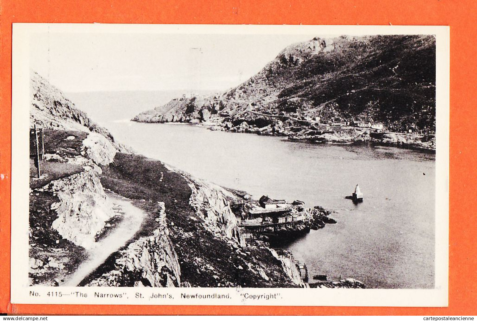 08084 ● ST. JOHN'S NEWFOUNDLAND Terre-Neuve-Labrador The NARROWS 1950s MARSHALL Studios Ltd 4115 Canada