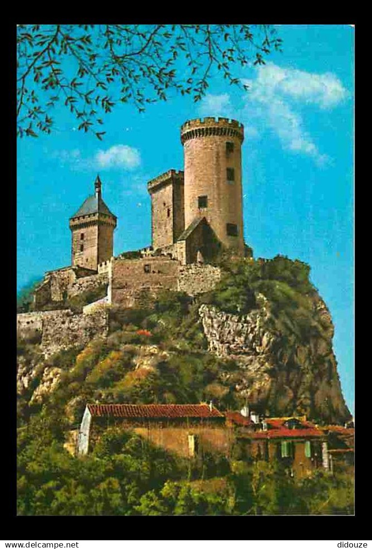 09 - Foix - Le château fort des Comtes de Foix - Flamme Postale de Foix - CPM - Voir Scans Recto-Verso