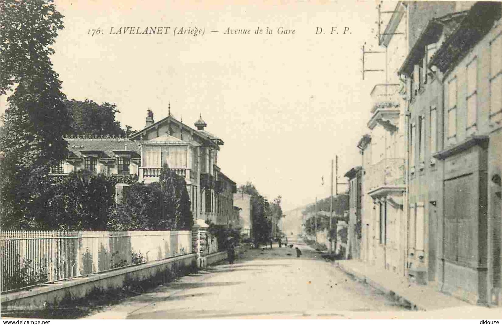 09 - Lavelanet - Avenue de la Gare - CPA - Voir Scans Recto-Verso