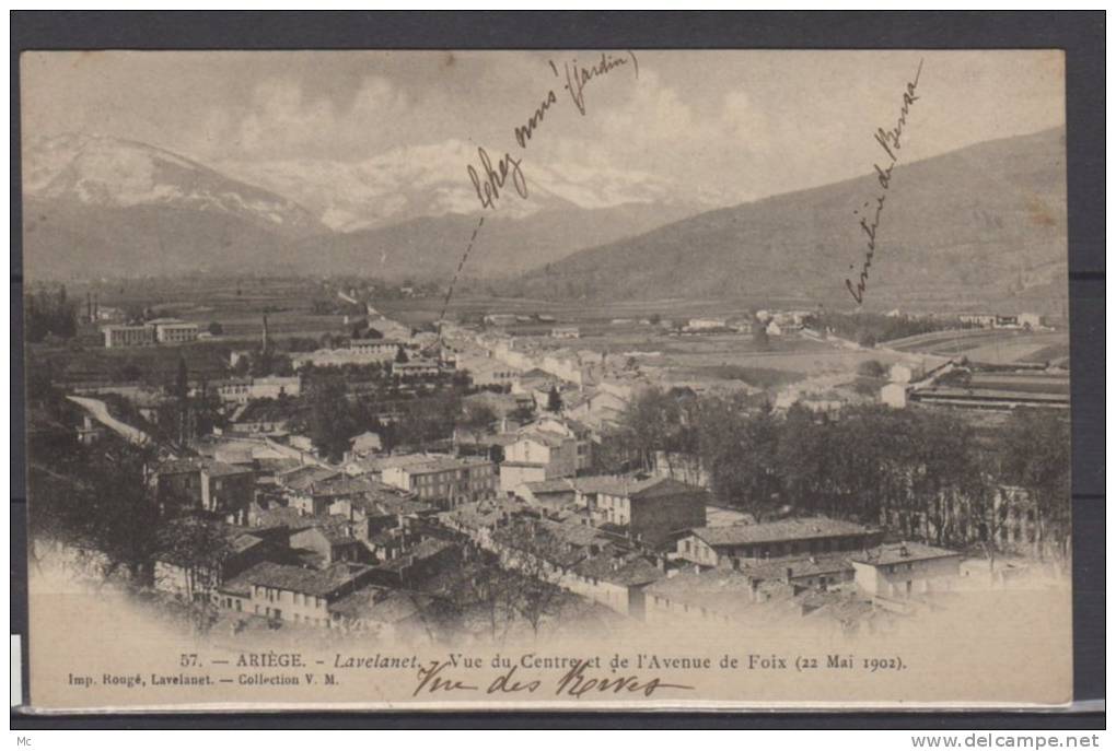 09 - Lavelanet - Vue du centre et l'avenue de Foix