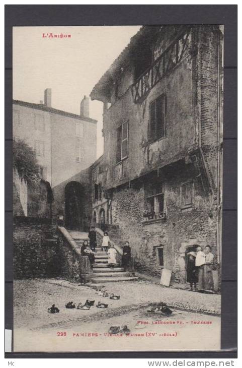 09 - Pamiers -  Vieille maison - animée