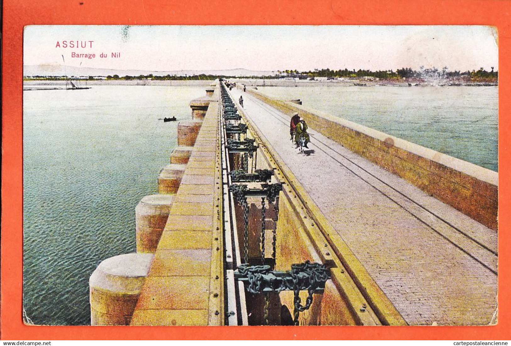 09250 / ⭐ ASSIUT Haute-Egypte (•◡•) Barrage du NIL 1900s ◉ Edition AIT 6 54199