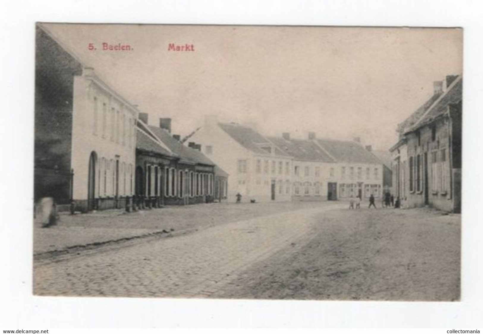 1 Oude Postkaart Baelen Balen Markt