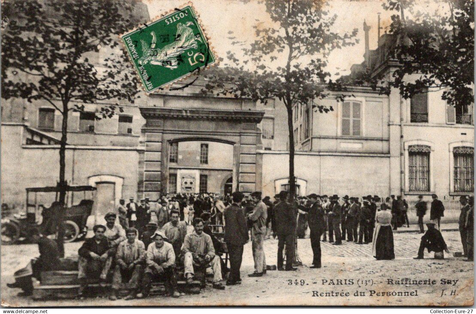 (10/02/25) 75-CPA PARIS - 13ème ARRONDISSEMENT - RAFFINERIE SAY - RENTREE DU PERSONNEL