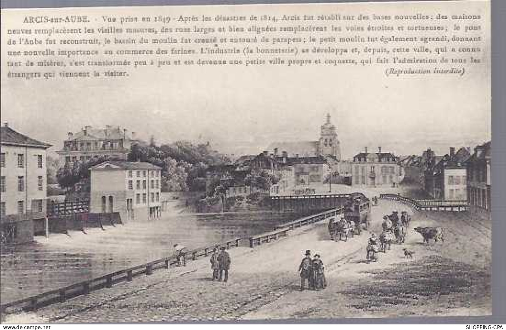 10 - Arcis sur Aube en 1848