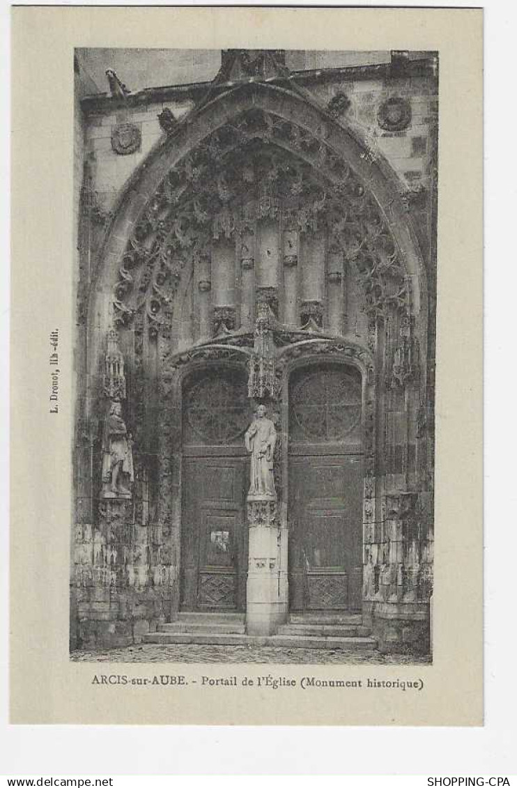 10 - Arcis sur Aube - Portail de l'Eglise