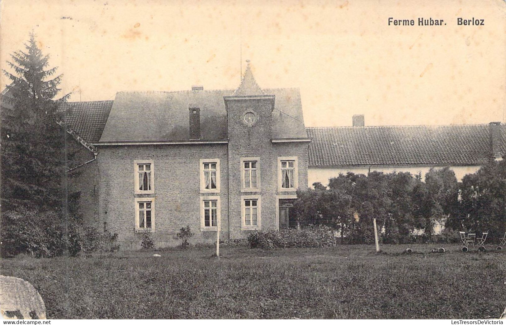 [-10%] BELGIQUE - BERLOZ - Ferme Hubar - Edit F Teheux Hovent - Carte Postale Ancienne