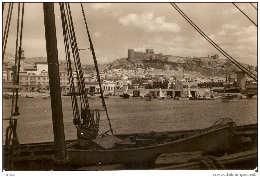 1012 POSTAL DE ALMERIA DEL PUERTO PESQUERO Y ALCAZABA (ED. KIMAD)