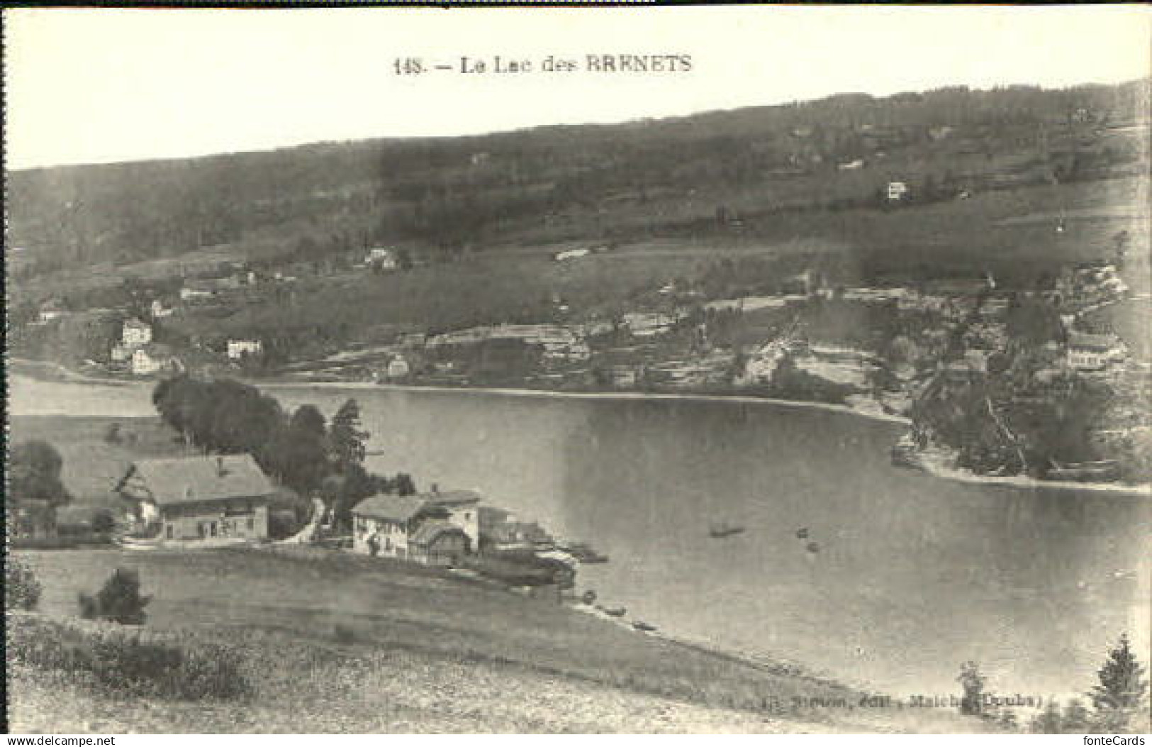 10551051 Les Brenets Le Lac des Brenets  ungelaufen ca. 1910