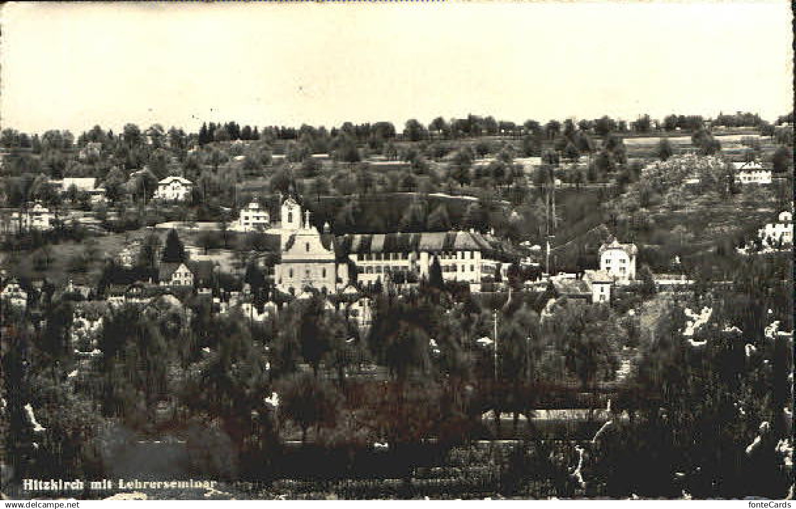 10551457 Hitzkirch Hitzkirch Lehrerseminar ungelaufen ca. 1930