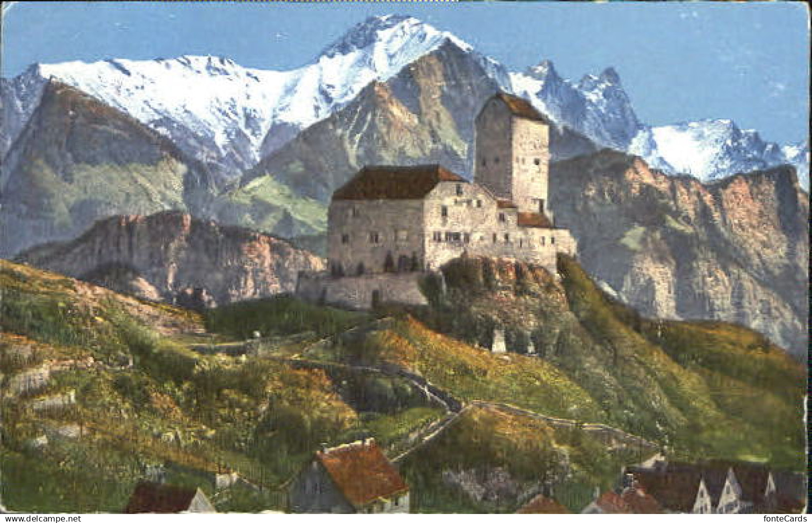 10552900 Sargans Schloss Sargans  ungelaufen ca. 1910 Sargans