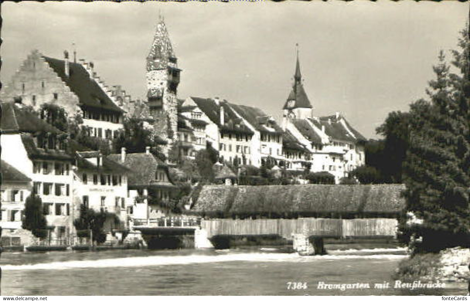 10552991 Bremgarten AG Bremgarten Reussbruecke o 1956 Bremgarten AG