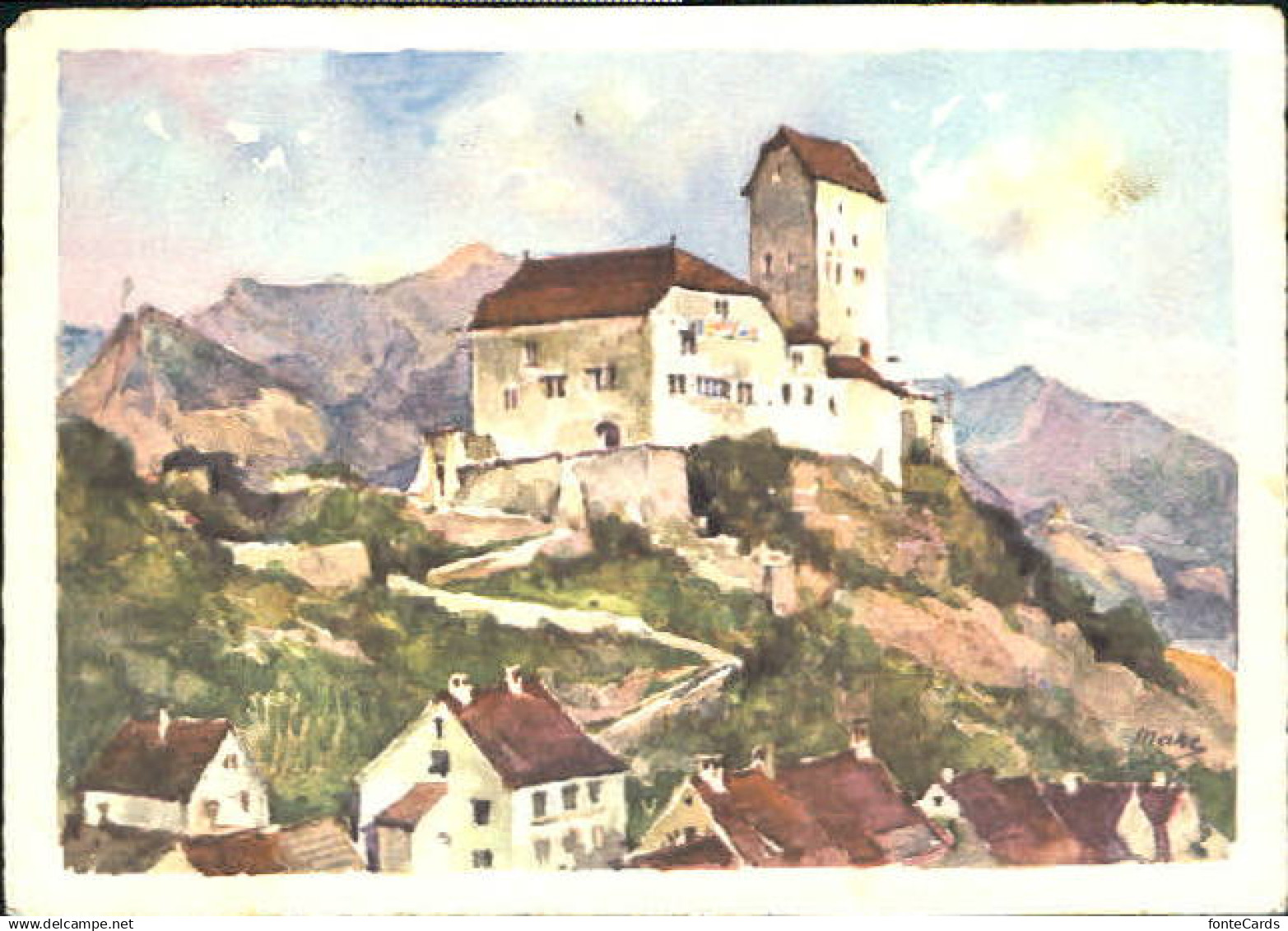 10553141 Sargans Schloss Sargans  x 1960