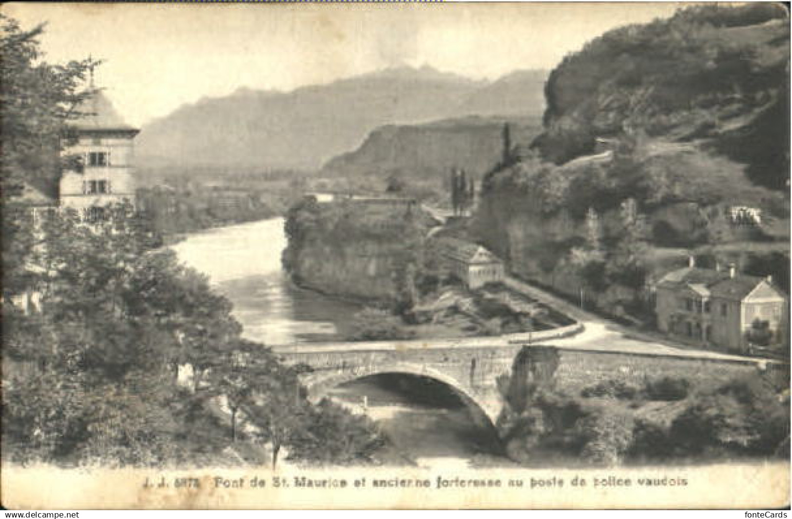 10558778 St Maurice Valais St Maurice Feldpost x 1909 St-Maurice