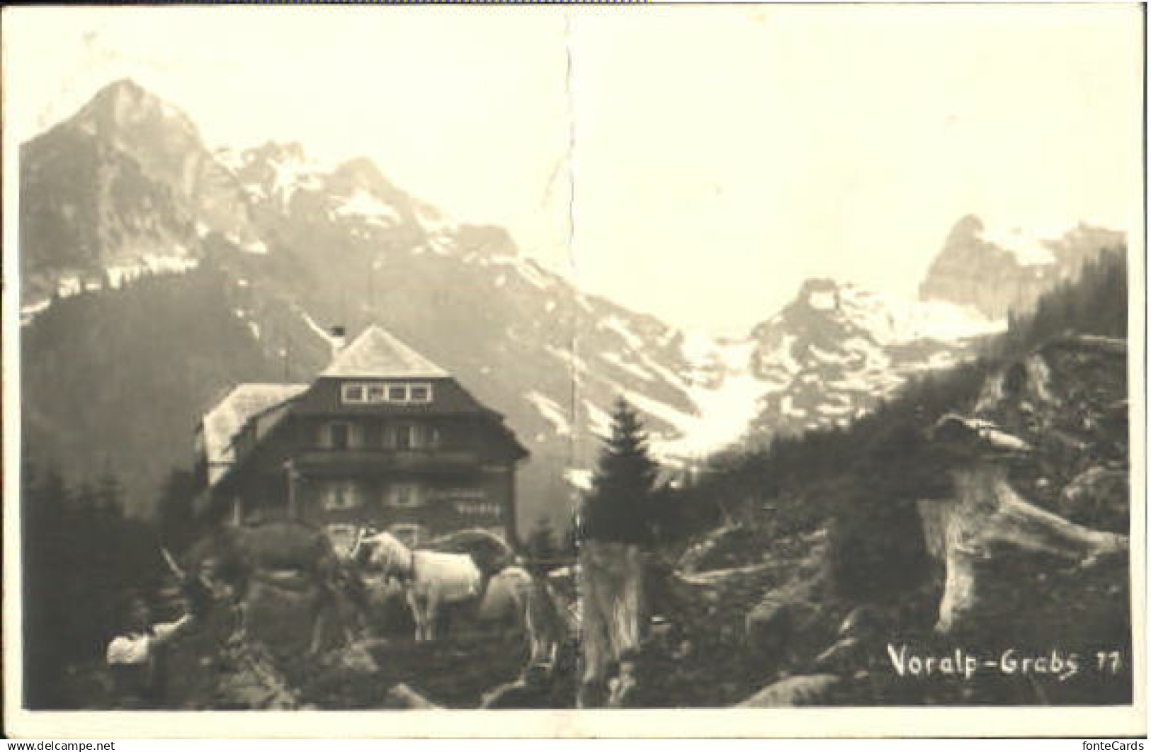 10558914 Grabs Grabs Kurhaus Voralp x 1923