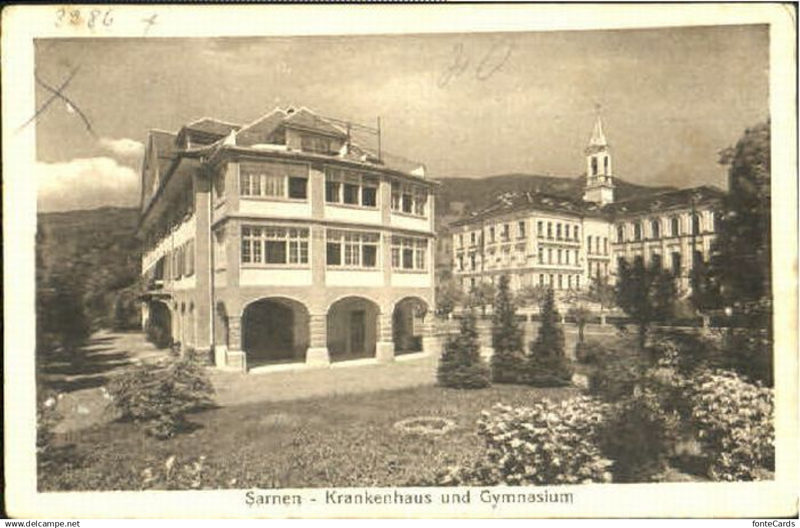 10565839 Sarnen Sarnen Sanatorium ungelaufen ca. 1920