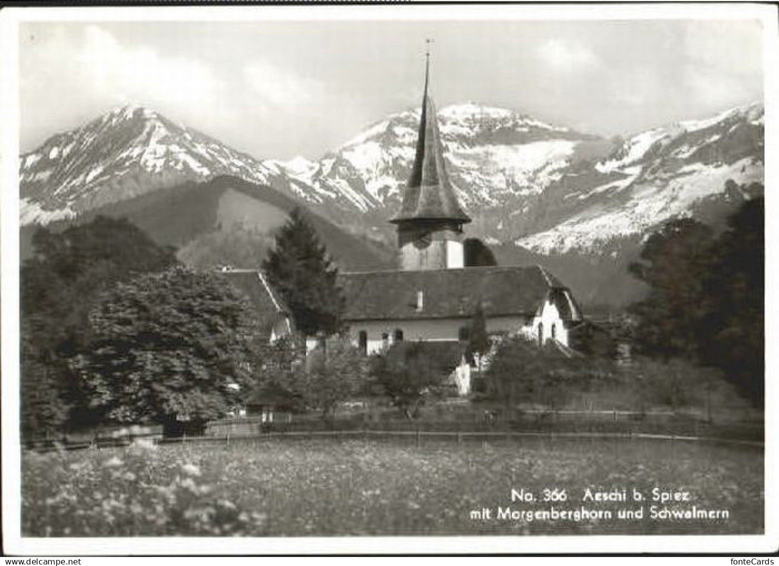 10571107 Aeschi BE Aeschi bei Spiez Morgenberghorn x 1938