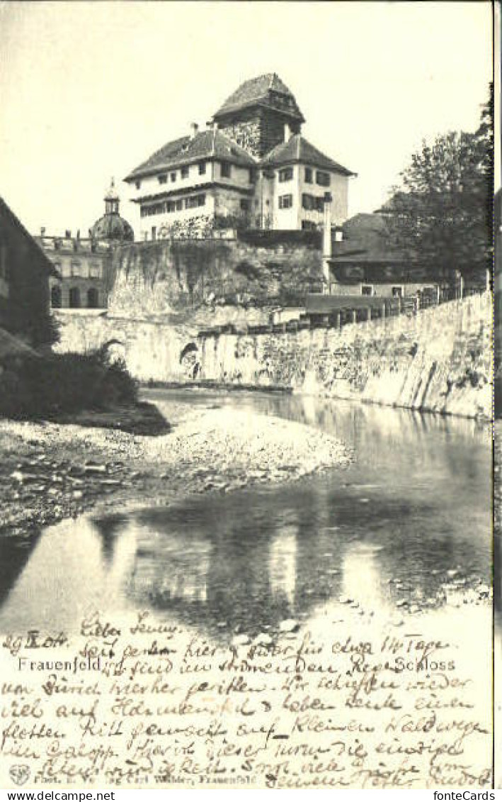 10576658 Frauenfeld Frauenfeld Schloss Feldpost x 1904